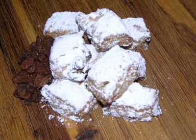 Weizen-Rosinen Butter Stollen Kekse